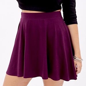 **3/$20** - H&M Divided Deep Purple Skater Fit & Flare Circle Skirt, Sz XS